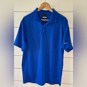 Nike Men's Blue Golf Shirt Dry-Fit